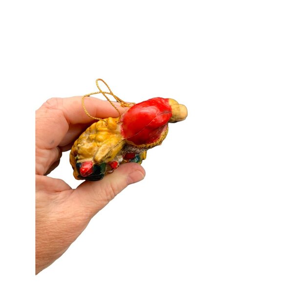 Vintage Plastic Old World Santa Christmas Ornament Toys Trees Hong Kong 6" - Picture 6 of 8